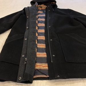 Large, black, 2022 Pendleton wool coat